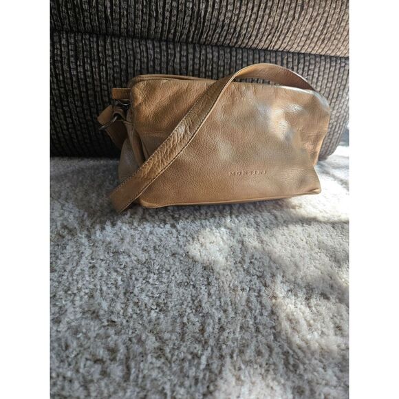 Montini Brown italian Leather bag - Picture 13 of 14